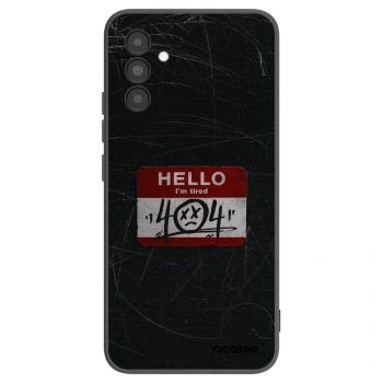 Picasee Μαύρη θήκη σιλικόνης για Samsung Galaxy A04s A047F - HELLO 404