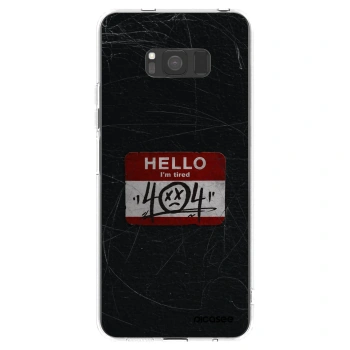 Picasee διαφανής θήκη σιλικόνης Samsung Galaxy S8 G950F - HELLO 404