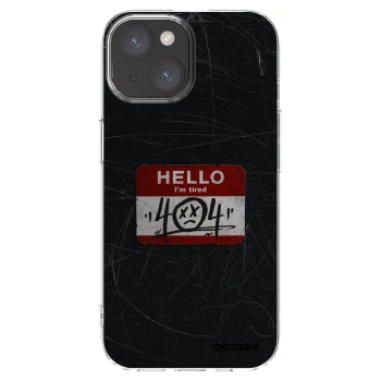 Picasee διαφανής θήκη σιλικόνης Apple iPhone 15 - HELLO 404