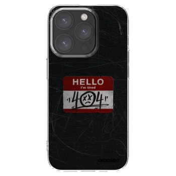 Picasee διαφανής θήκη σιλικόνης Apple iPhone 15 Pro - HELLO 404
