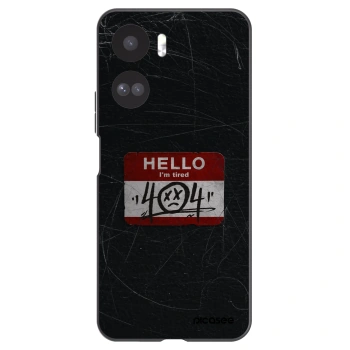 Picasee Μαύρη θήκη σιλικόνης για Honor 90 Lite 5G - HELLO 404