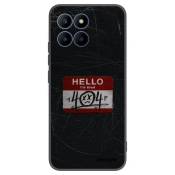 Picasee Μαύρη θήκη σιλικόνης για Honor 70 Lite - HELLO 404