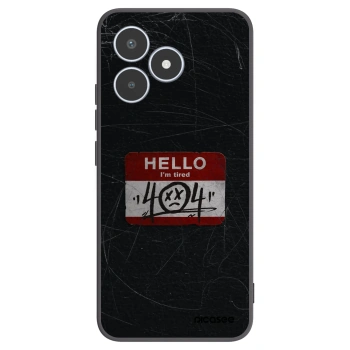 Picasee Μαύρη θήκη σιλικόνης για Realme C53 - HELLO 404