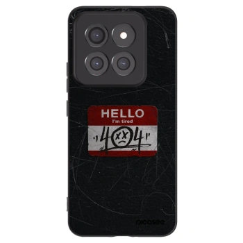 Picasee Μαύρη θήκη σιλικόνης για Xiaomi 14 Pro - HELLO 404