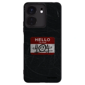 Picasee Μαύρη θήκη σιλικόνης για Xiaomi Redmi 13C 4G - HELLO 404