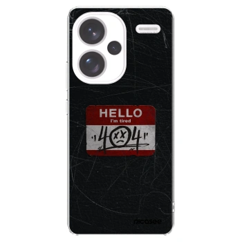 Picasee διαφανής θήκη σιλικόνης Xiaomi Redmi Note 13 Pro+ 5G - HELLO 404