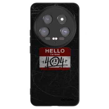 Picasee Μαύρη θήκη σιλικόνης για Xiaomi 14 Ultra - HELLO 404