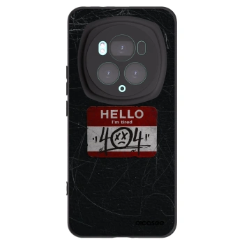 Picasee Μαύρη θήκη σιλικόνης για Honor Magic6 Pro - HELLO 404