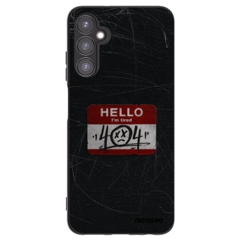 Picasee Μαύρη θήκη σιλικόνης για Samsung Galaxy A05s A057G - HELLO 404