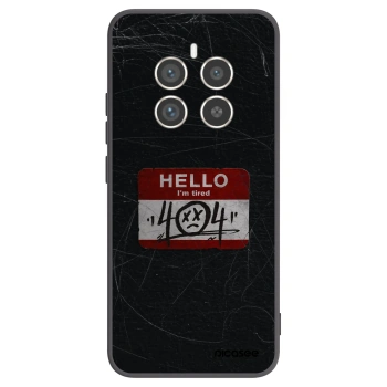 Picasee Μαύρη θήκη σιλικόνης για Realme 12 Pro 5G - HELLO 404