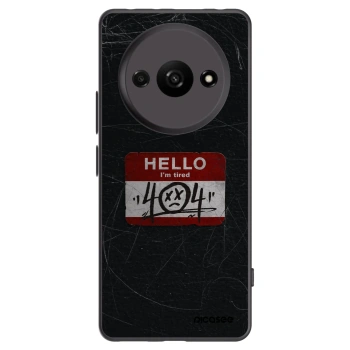Picasee Μαύρη θήκη σιλικόνης για Xiaomi Redmi A3 - HELLO 404