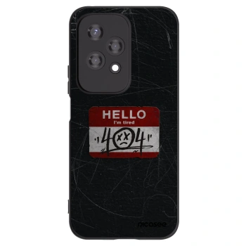 Picasee Μαύρη θήκη σιλικόνης για Honor 200 Lite - HELLO 404