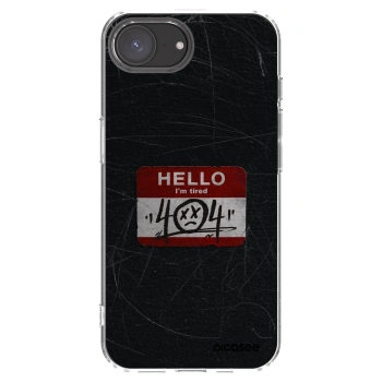 Picasee διαφανής θήκη σιλικόνης Apple iPhone 16e - HELLO 404