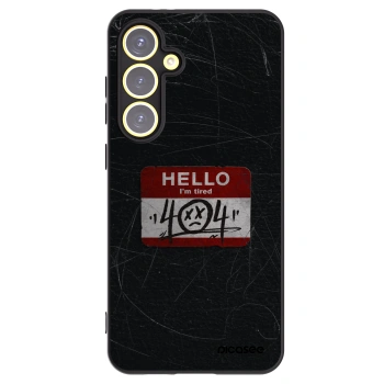 Picasee Μαύρη θήκη σιλικόνης για Samsung Galaxy S24 FE S721B - HELLO 404
