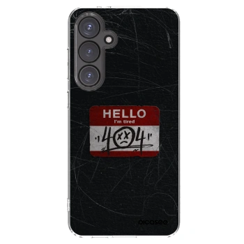 Picasee διαφανής θήκη σιλικόνης Samsung Galaxy S24 FE S721B - HELLO 404