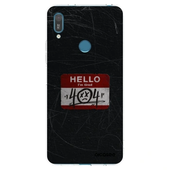 Picasee διαφανής θήκη σιλικόνης Huawei Y7 2019 - HELLO 404