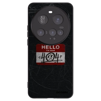 Picasee Μαύρη θήκη σιλικόνης για Xiaomi 15 Ultra - HELLO 404