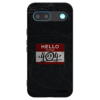 Picasee Μαύρη θήκη σιλικόνης για Google Pixel 8 - HELLO 404