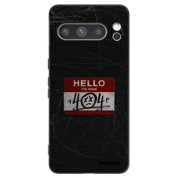 Picasee Μαύρη θήκη σιλικόνης για Google Pixel 8 Pro - HELLO 404