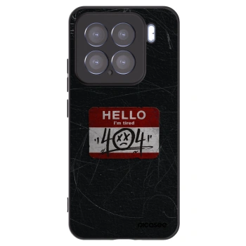 Picasee Μαύρη θήκη σιλικόνης για Xiaomi 15 - HELLO 404
