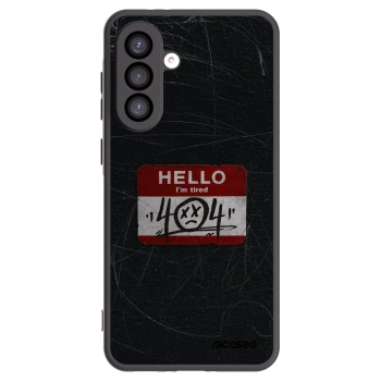 Picasee Μαύρη θήκη σιλικόνης για Samsung Galaxy A26 5G A266B - HELLO 404