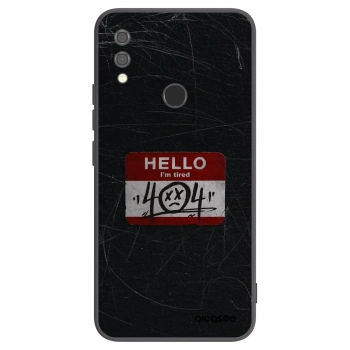 Picasee Μαύρη θήκη σιλικόνης για Xiaomi Redmi Note 7 - HELLO 404