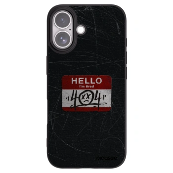 Picasee Μαύρη θήκη σιλικόνης για Apple iPhone 17 - HELLO 404
