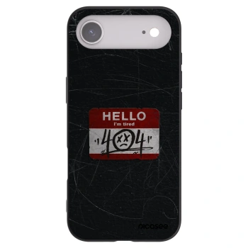 Picasee Μαύρη θήκη σιλικόνης για Apple iPhone Air - HELLO 404