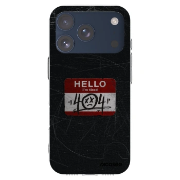 Picasee διαφανής θήκη σιλικόνης Apple iPhone 17 Pro - HELLO 404