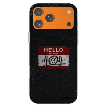 Picasee διαφανής θήκη σιλικόνης Apple iPhone 17 Pro Max - HELLO 404