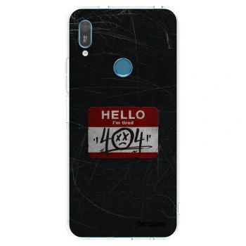 Picasee διαφανής θήκη σιλικόνης Huawei Y6 2019 - HELLO 404