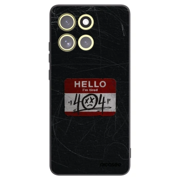 Picasee Μαύρη θήκη σιλικόνης για Motorola Moto G86 5G - HELLO 404