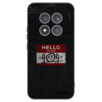 Picasee Μαύρη θήκη σιλικόνης για Xiaomi Redmi Note 15 Pro+ - HELLO 404