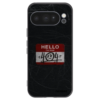 Picasee Μαύρη θήκη σιλικόνης για Google Pixel 10 Pro - HELLO 404