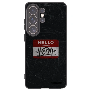 Picasee Μαύρη θήκη σιλικόνης για Samsung Galaxy S26 Ultra - HELLO 404