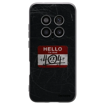 Picasee Μαύρη θήκη σιλικόνης για Honor Magic8 Pro 5G - HELLO 404