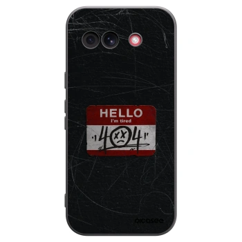 Picasee Μαύρη θήκη σιλικόνης για Google Pixel 10a - HELLO 404