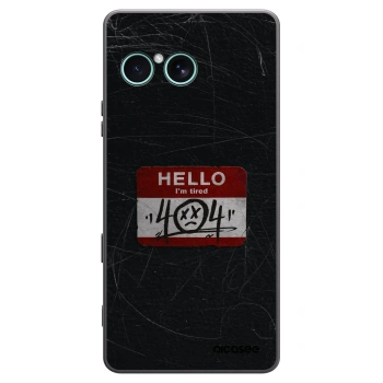 Picasee Μαύρη θήκη σιλικόνης για Sony Xperia 10 VII - HELLO 404