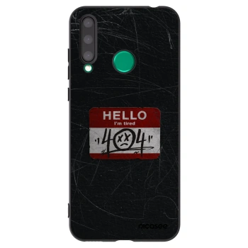 Picasee Μαύρη θήκη σιλικόνης για Honor 20 Lite - HELLO 404