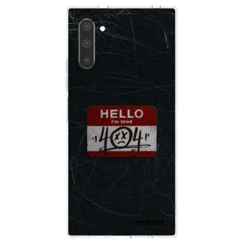 Picasee διαφανής θήκη σιλικόνης Samsung Galaxy Note 10 N970F - HELLO 404