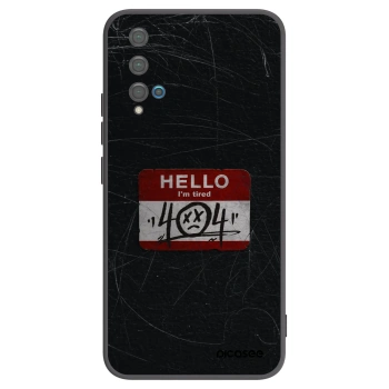 Picasee Μαύρη θήκη σιλικόνης για Huawei Nova 5T - HELLO 404
