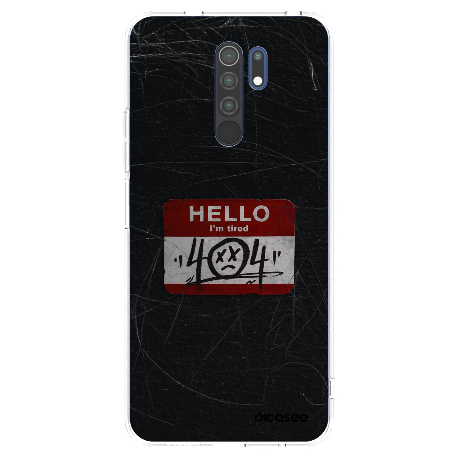 Picasee διαφανής θήκη σιλικόνης Xiaomi Redmi 9 - HELLO 404