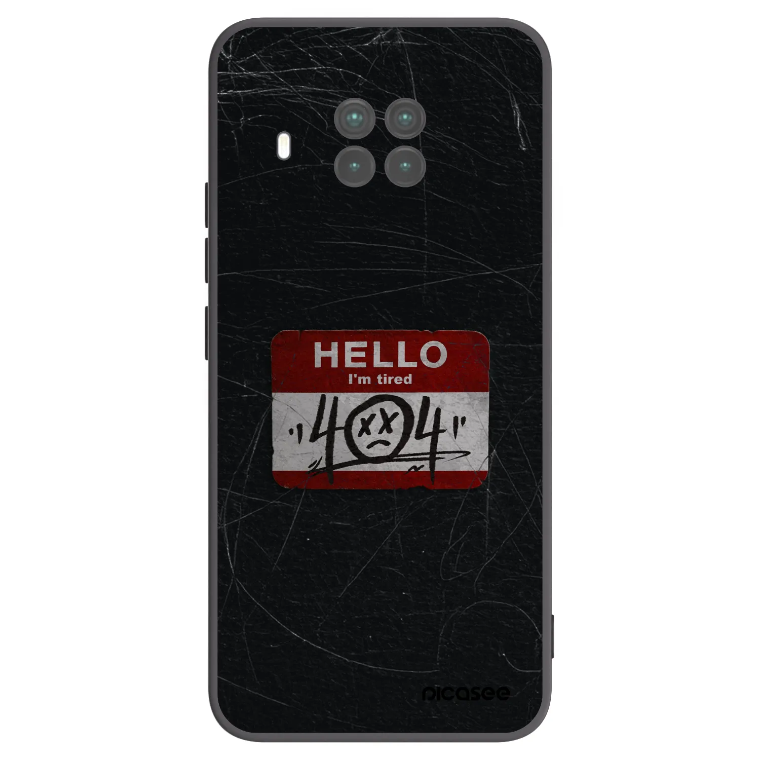 Picasee Μαύρη θήκη σιλικόνης για Xiaomi Mi 10T Lite - HELLO 404