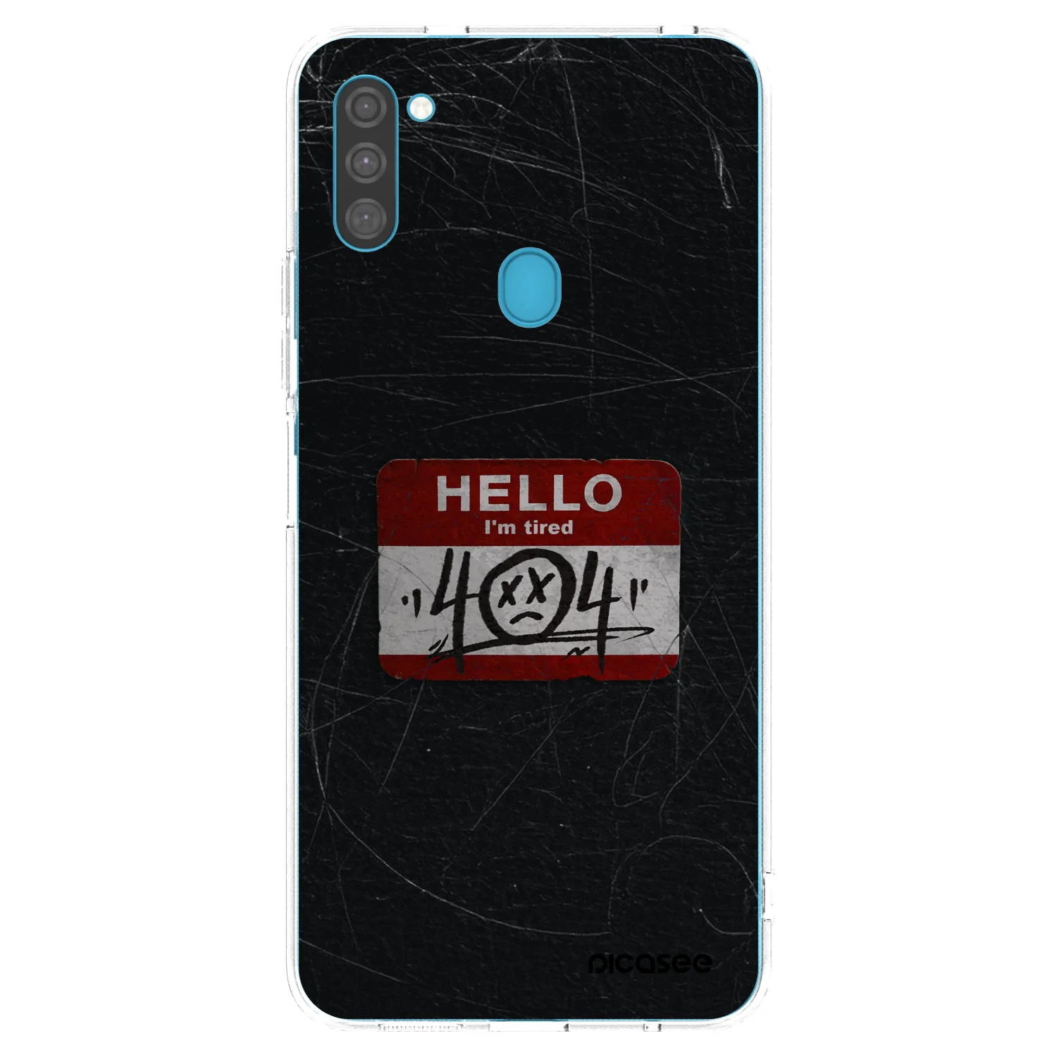 Picasee διαφανής θήκη σιλικόνης Samsung Galaxy M11 - HELLO 404