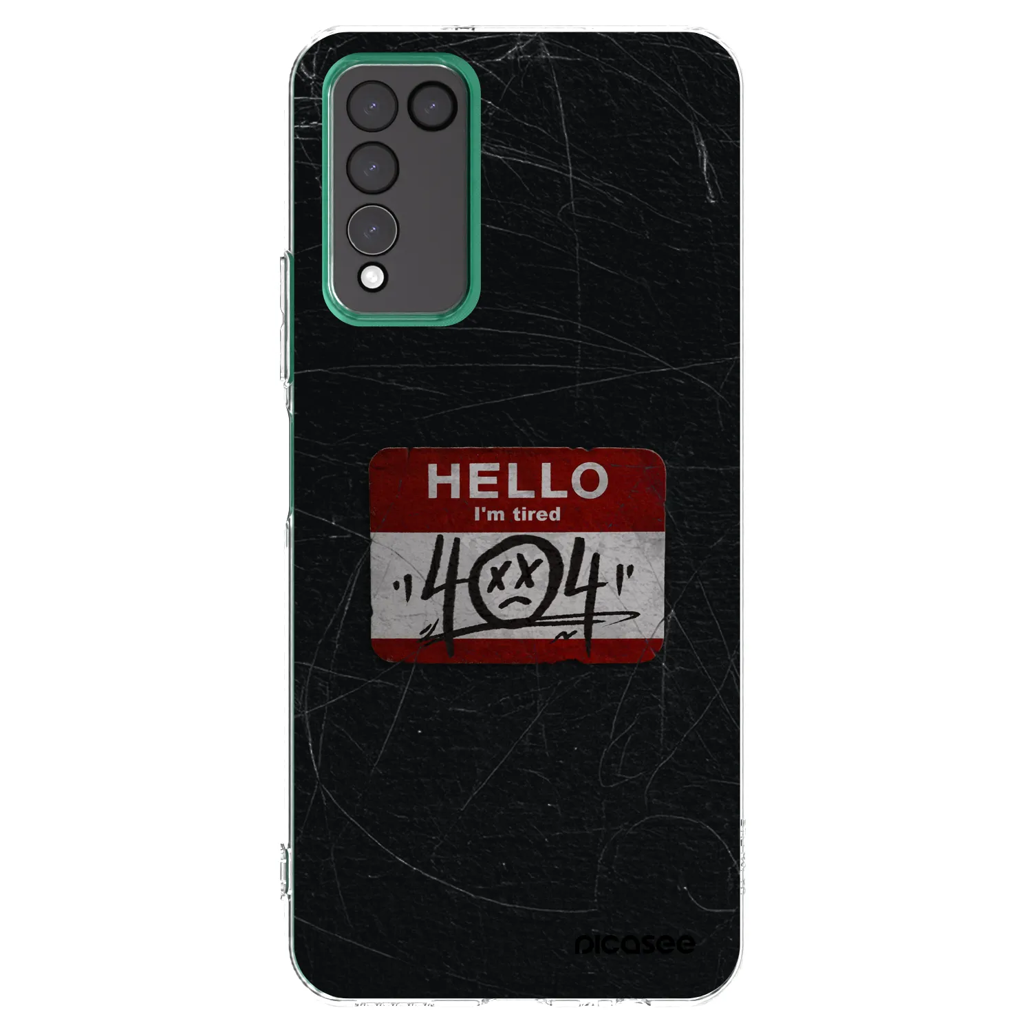 Picasee διαφανής θήκη σιλικόνης Honor 10X Lite - HELLO 404
