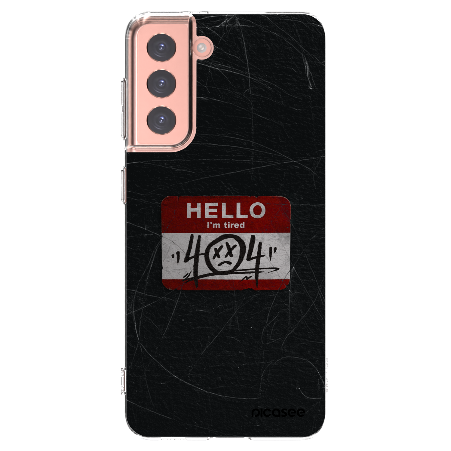 Picasee διαφανής θήκη σιλικόνης Samsung Galaxy S21 5G G991B - HELLO 404