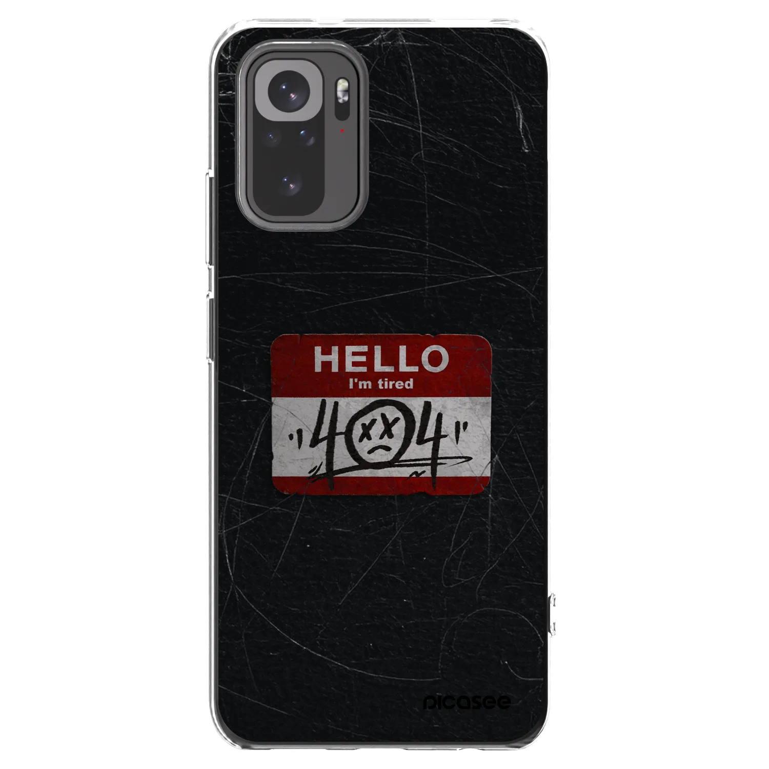 Picasee διαφανής θήκη σιλικόνης Xiaomi Redmi Note 10S - HELLO 404