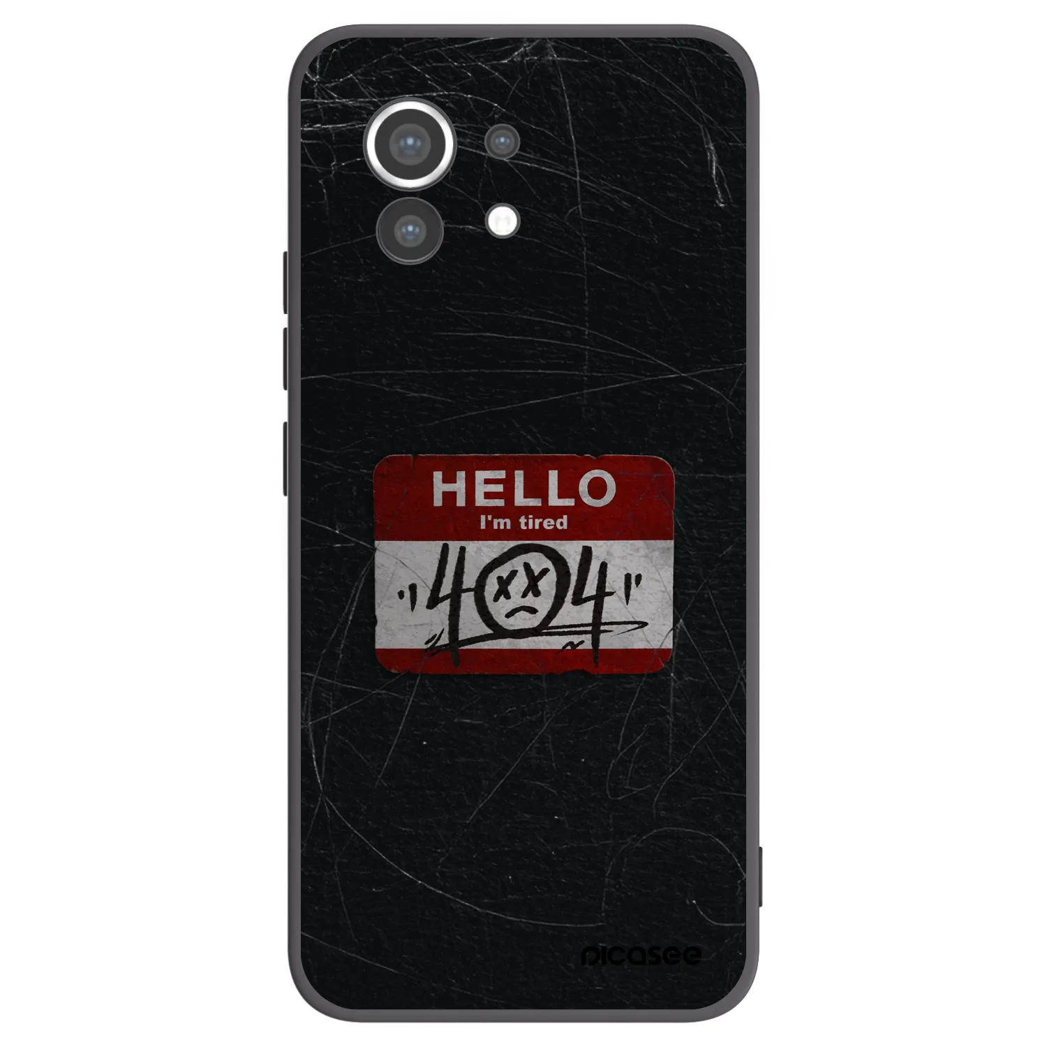 Picasee Μαύρη θήκη σιλικόνης για Xiaomi Mi 11 - HELLO 404
