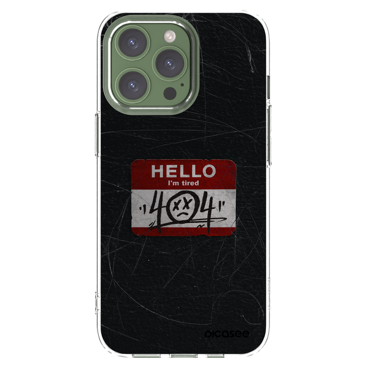 Picasee διαφανής θήκη σιλικόνης Apple iPhone 13 Pro - HELLO 404