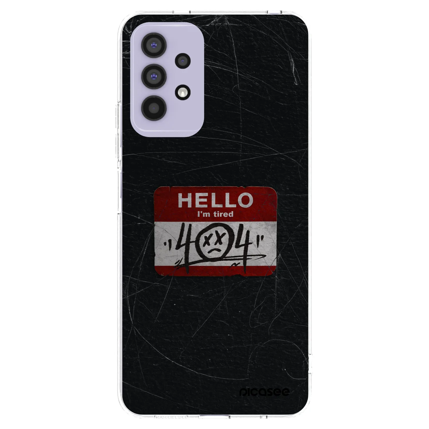 Picasee διαφανής θήκη σιλικόνης Samsung Galaxy A32 4G SM-A325F - HELLO 404